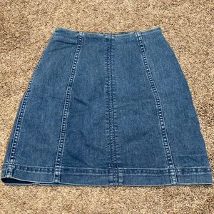 Free People | Jean Mini Skirt